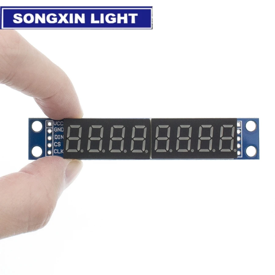 MAX7219 CWG 8-stelliges digitales Röhrenanzeige-Steuermodul Rot Drei IO für Arduino