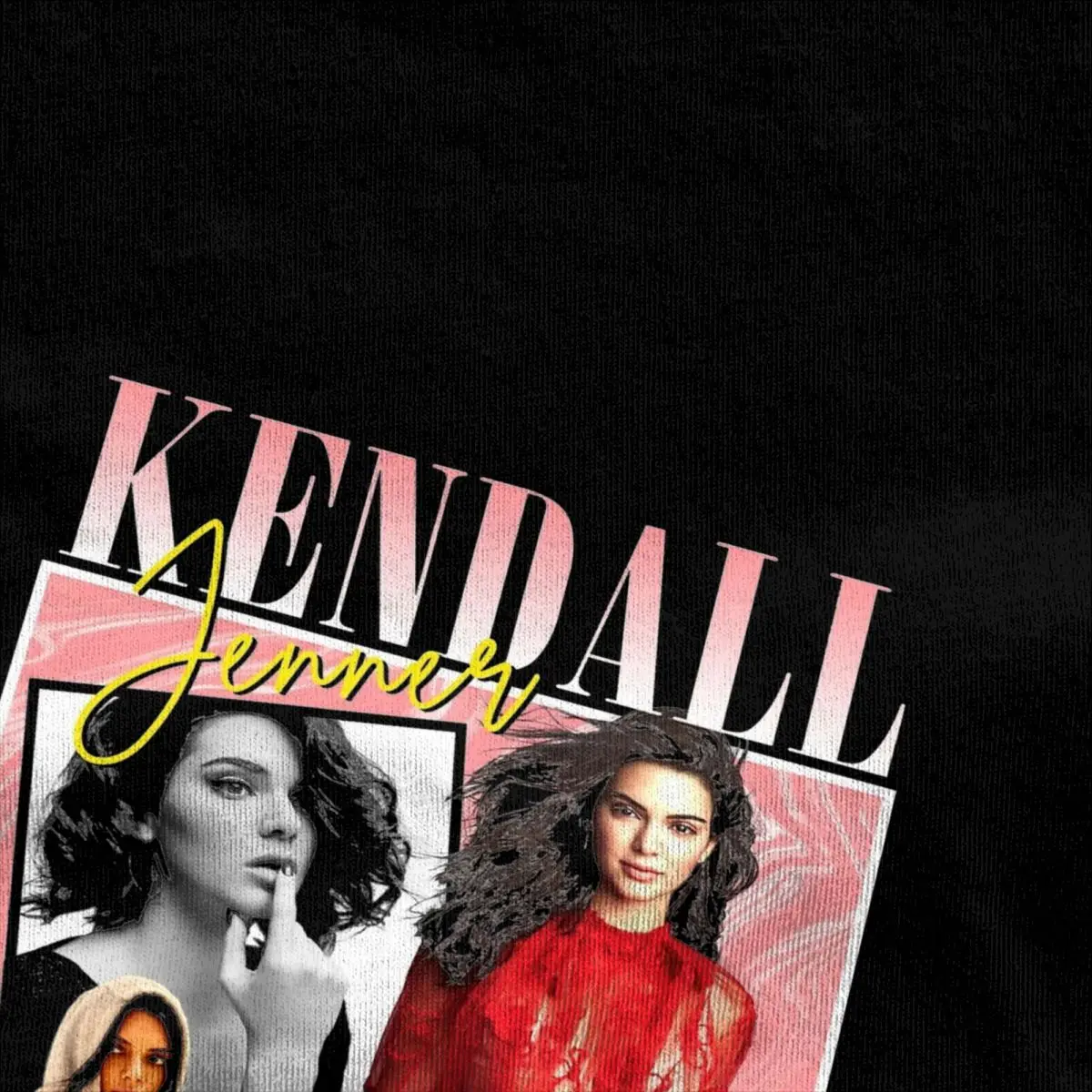 Camiseta de Kendall Jenner para hombre y mujer, camisa Vintage de algodón puro, accesorios creativos