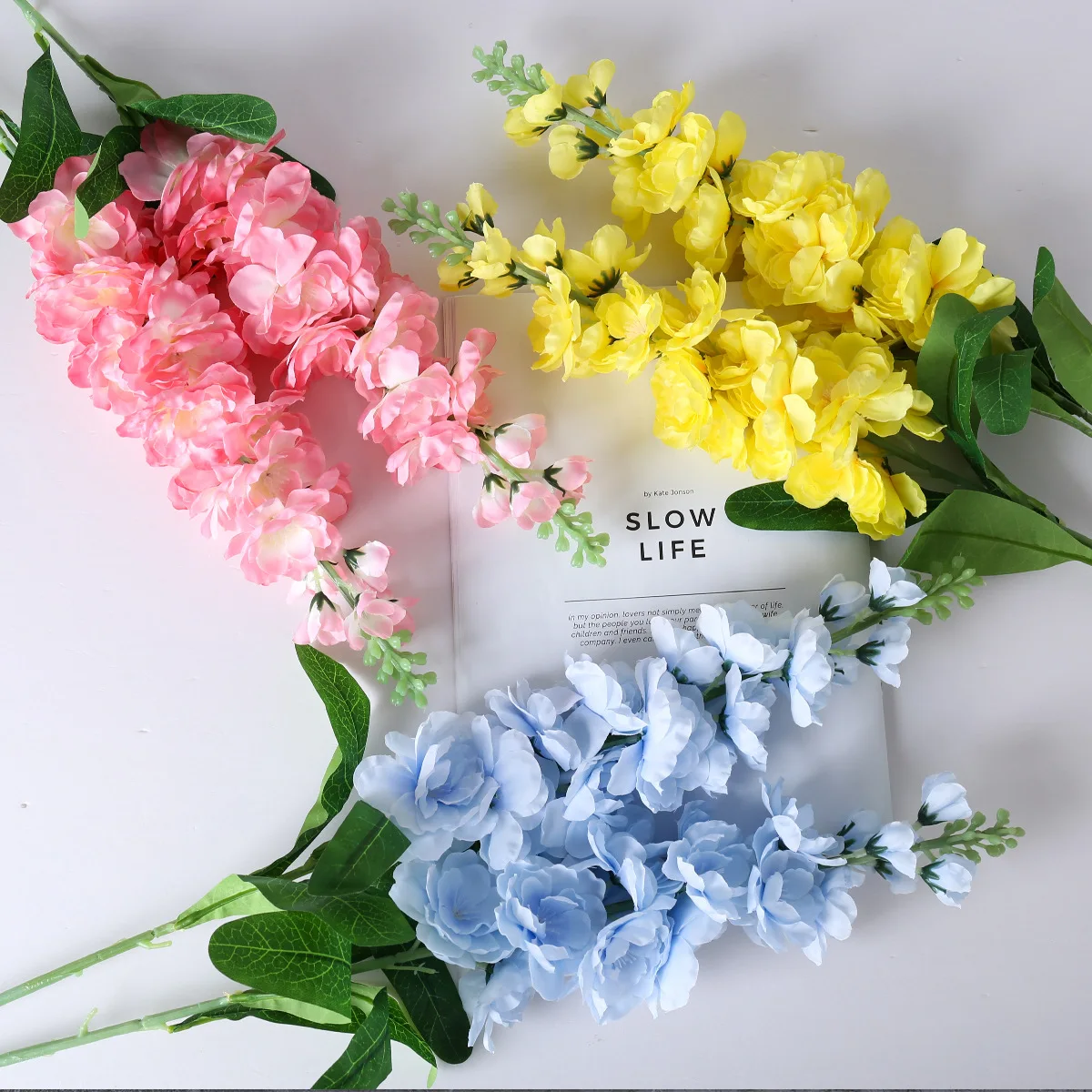 

5 High-quality Hyacinth Artificial Flowers Hotel Restaurant Office Home Decoration Wedding Wedding Outdoor Photography Props