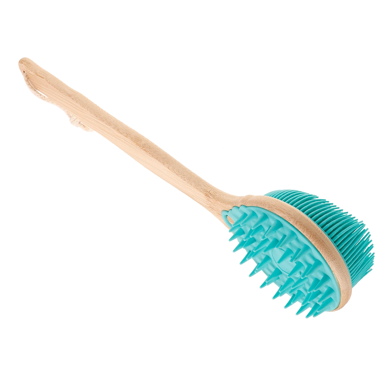 

Back Scrubber Shower Brush Double-Sided Long Handle Bath Exfoliating Body Scrubber Back Cleaning Relaxing Massage