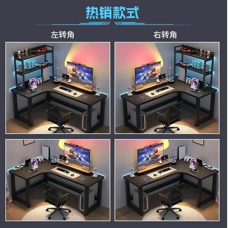 Computer Desk Writing Study Office Gaming Table Simple Compact With Side Bag Headphone Hook Easy Assembly Escritorio Furniture