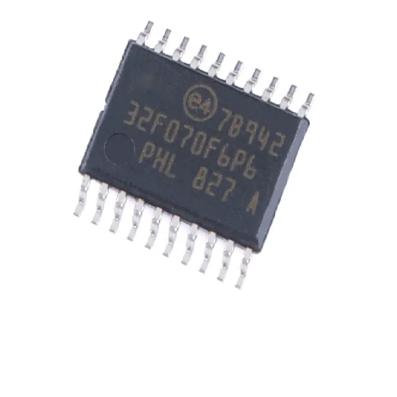 2PCSSTM32F070F6P6 TSSOP-20 STM32F070 STM32 F070F6P6 TSSOP20 Cortex-M0 32-bit Microcontroller MCU IC Controller Chip New Original