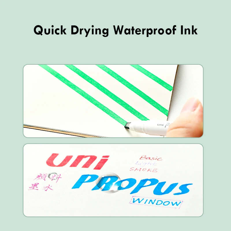 5 قطعة قلم تحديد Uni PROPUS نافذة هيغليغتر برأسين Plumones PUS-103 اليابان القرطاسية لوازم الفن رسم الكتابة على الجدران القلم