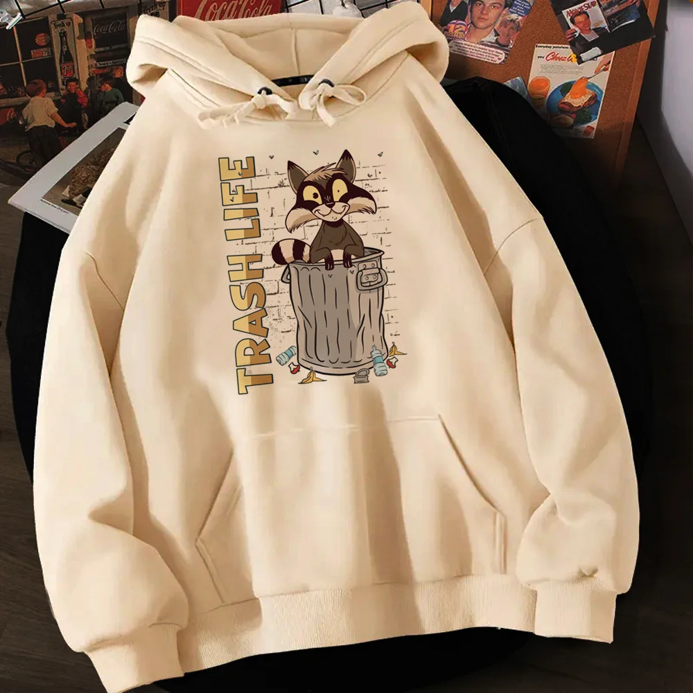 

Mapache hoodies women vintage streetwear Winter Hood Hooded Shirt female streetwear Hood