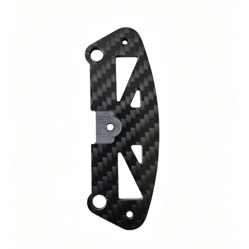 1/10 RC Rally Car Front Bumper Carbon Fiber Foam Plate Steering Plate Ackermann Plate for LC Racing PTG-2R PTG-2TC Upgrade