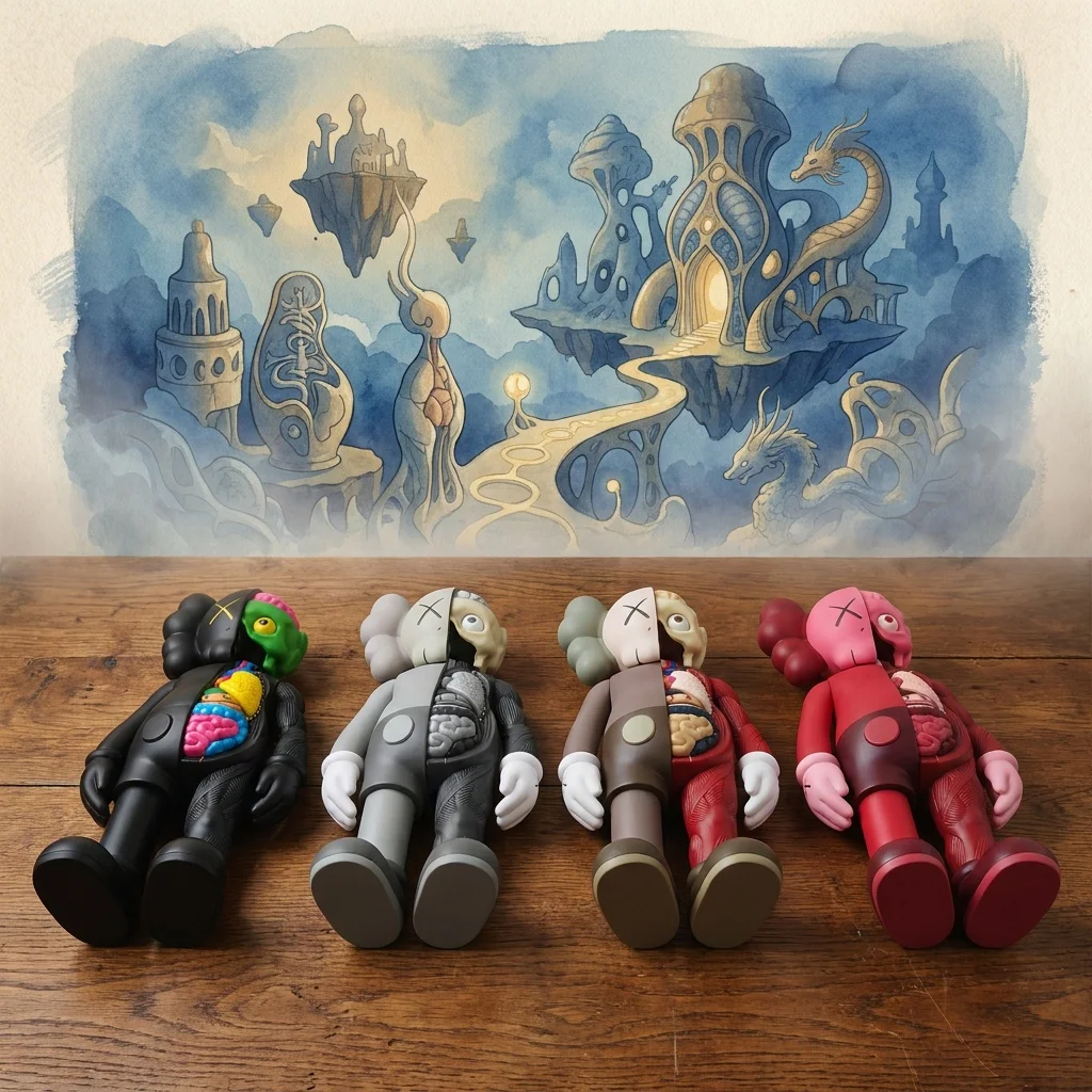 

Trendy Bear Action Figurine Kawaii Automotive Interior Sculpture Cute Action Figurine Toy Statue Home Decor Desk Ornament Gift