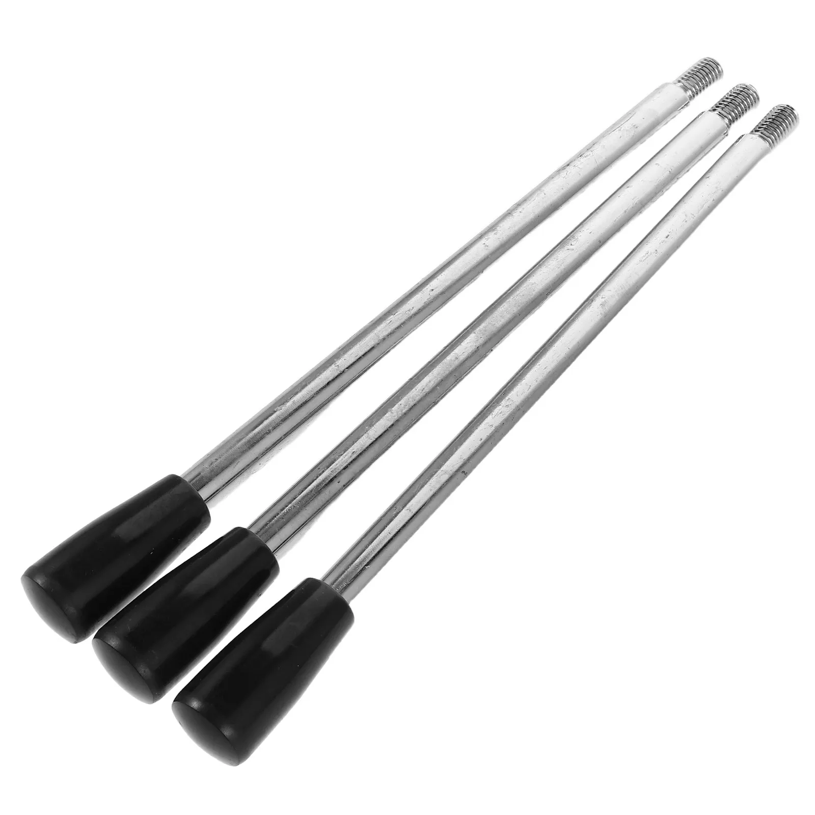 2Pcs Bench Drill Handle M8 Revolving Crank Clamping Handle Stable Threaded Grip for Drill Press Woodworking and Metalworking