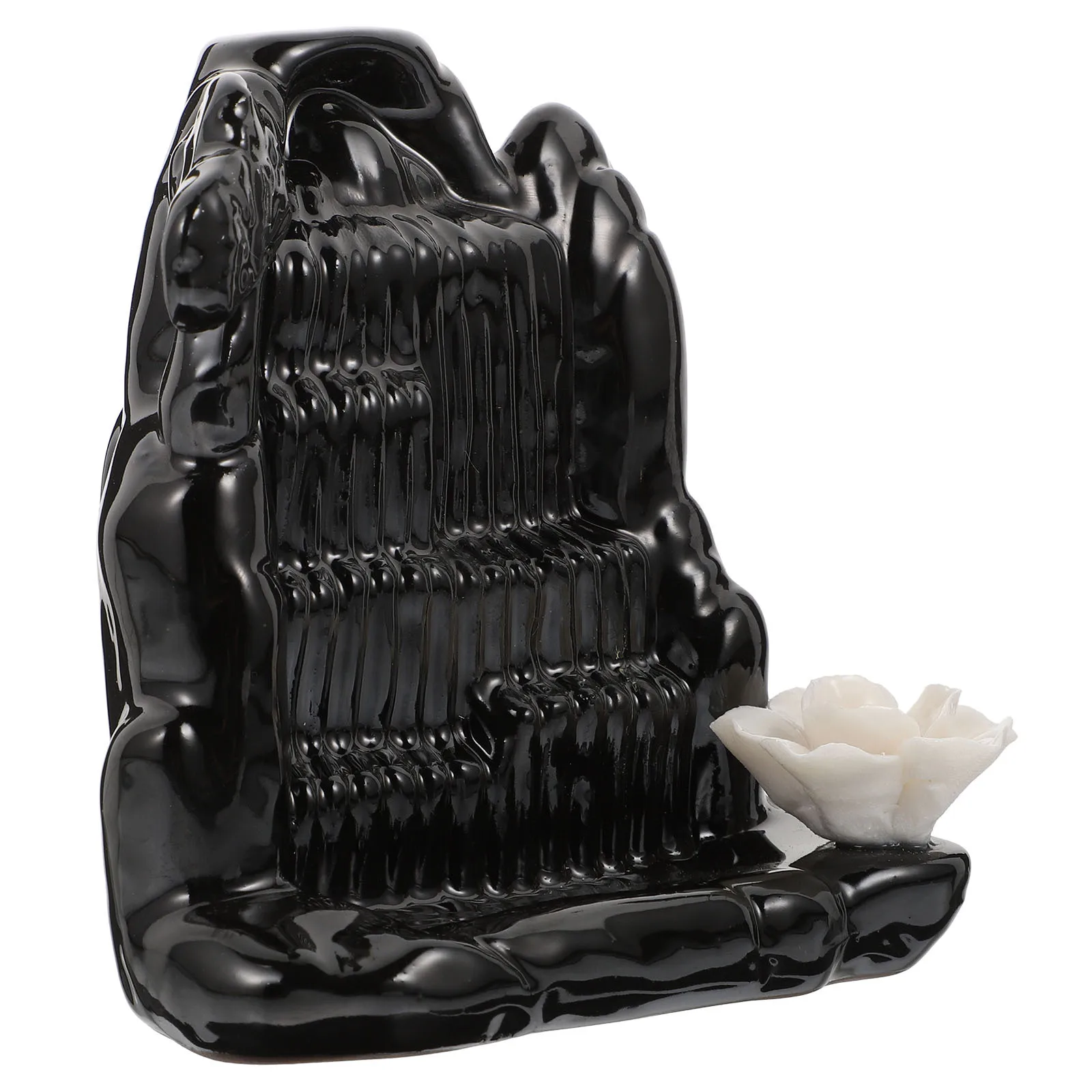 

Back Flow Incense Burner Sandalwood Burner Exquisite Smoke Effect for Home Yoga Meditation Aromatherapy Decoration