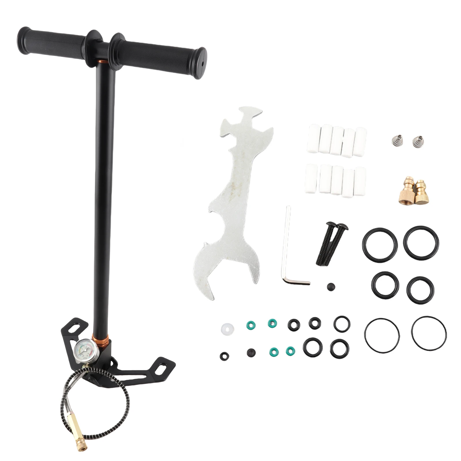 

Насос высокого давления складной, с водяным охлаждением, ручной, для компрессора PCP, 40 МПа, с масло-водоотделителем для газовых баллонов высокого давления