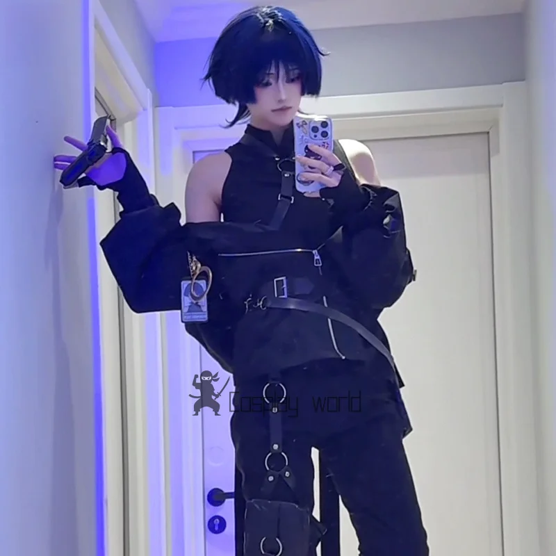 Juego Wanderer disfraz de Cosplay nueva piel Genshin uniforme de impacto el agente secreto traje carnaval fiesta de Halloween ropa de rol