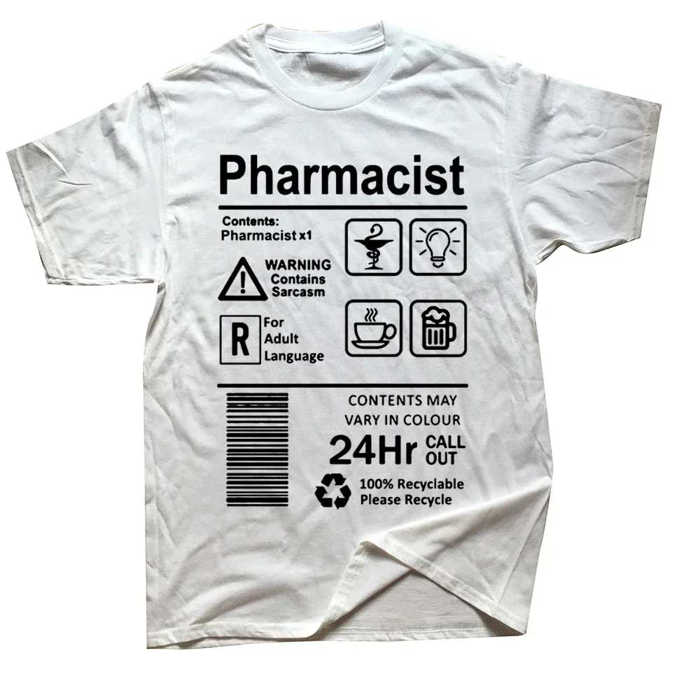 New fashion Funny Pharmacist Definition T Shirts Graphic Cotton Streetwear Short Sleeve O-Neck Harajuku Pharmacy Gift T-shirt