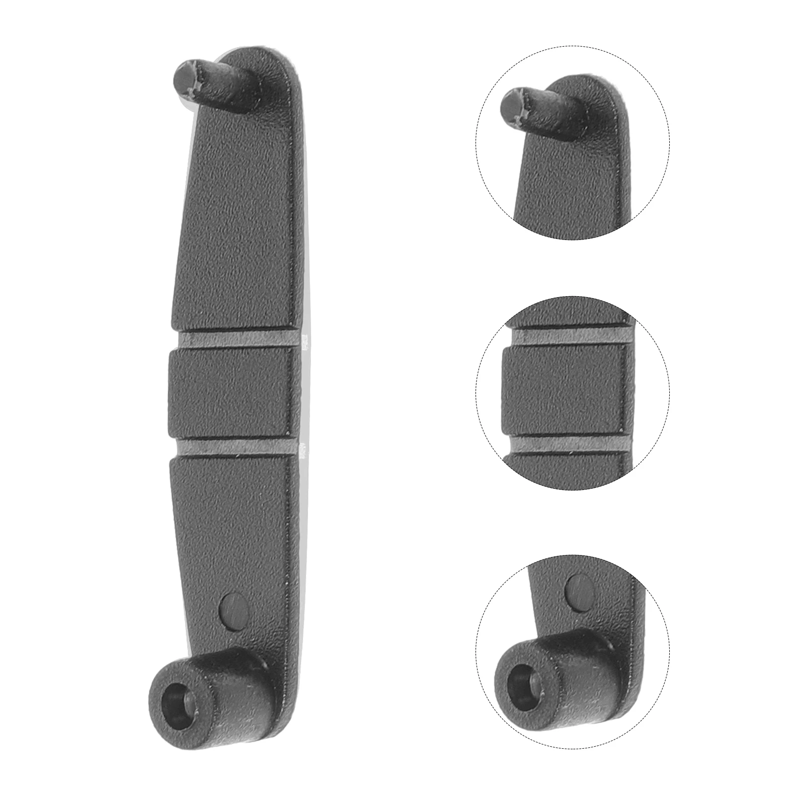 

100pcs Plastic Keychain Clips Transparent Acrylic Key Ring Connectors Durable Foldable Jewelry Accessories Secure Snap Tabs