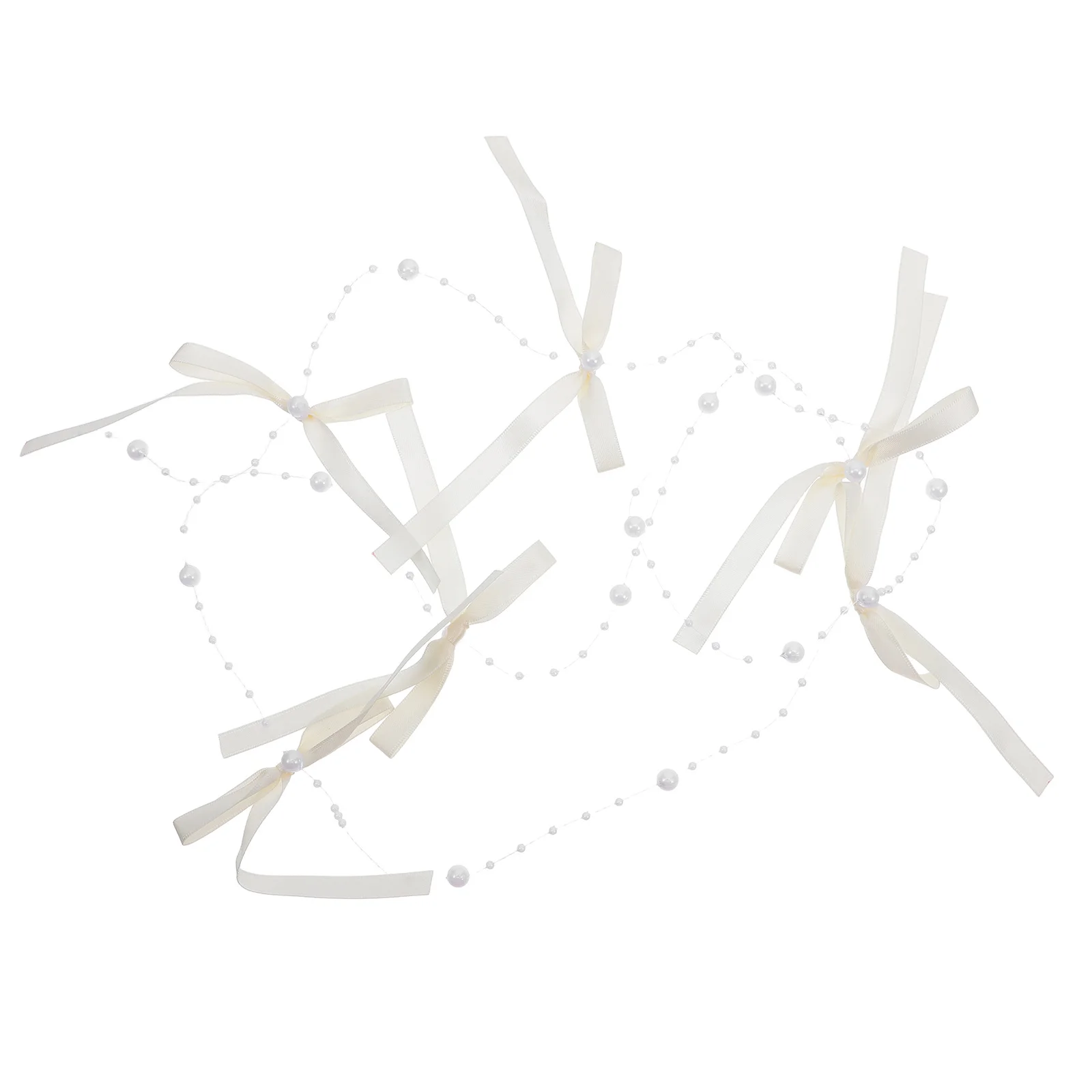 

Hanging Beaded Butterfly Curtain Door Window Room Divider Decorative Tassel Screen for Home Event Decoration Beige