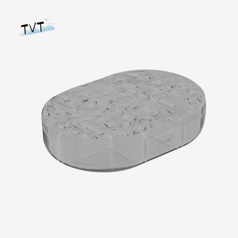 

Dustproof 4/6 Grid Jewelry Storage Box Water Ripple Transparent Packaging Box Mini Plastic Jewelry Organizer Earrings