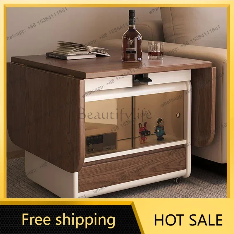LJY Aesthetic Scalable Coffee Table European Luxury Trendy Beauty Side Table Glamour Exquisite European Meubles Trendy Furniture