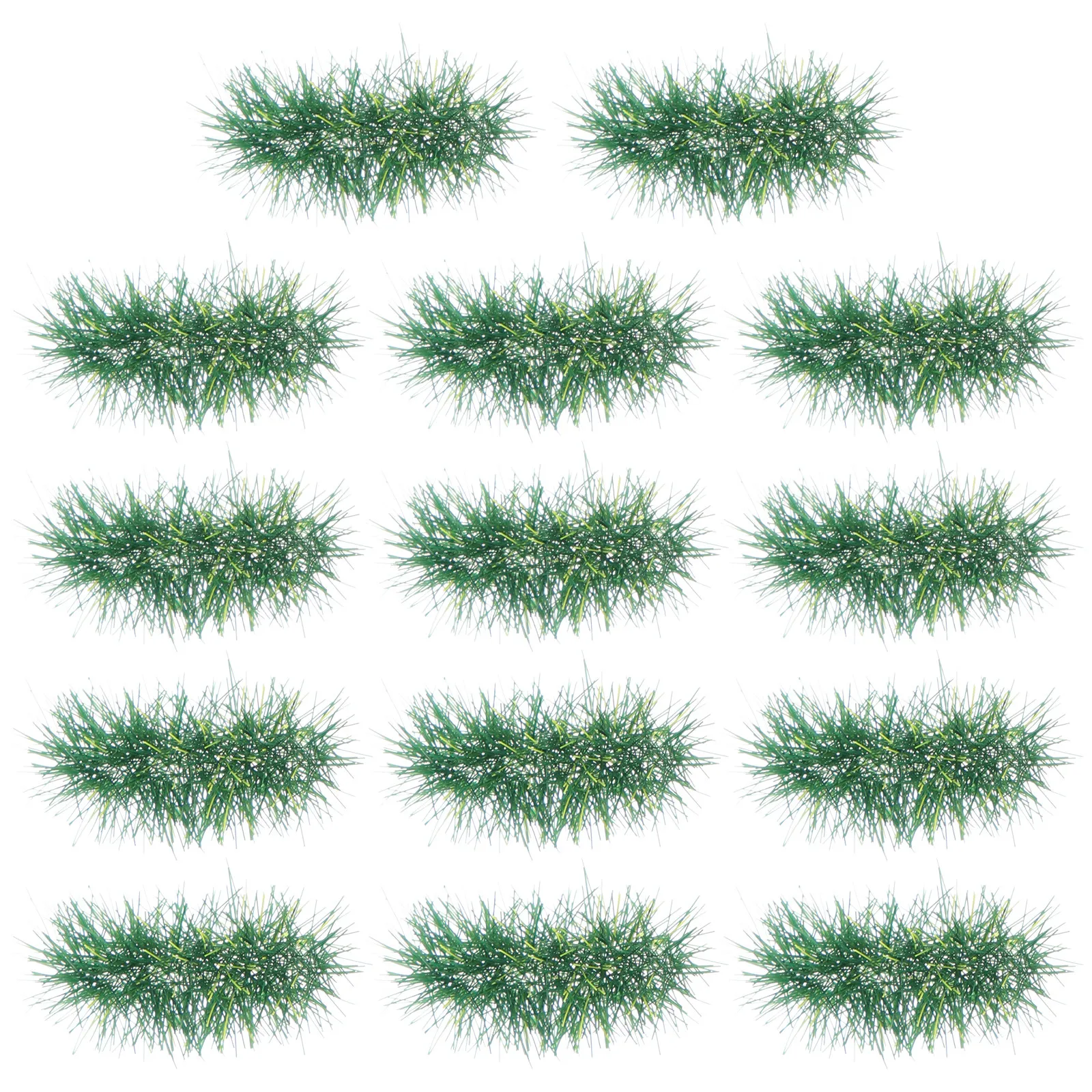 

Simulated Faux Grass Cluster Floor Vegetation Tufts Sand Table Scene Building Landscape Decorative Materials Static Grass Tufts