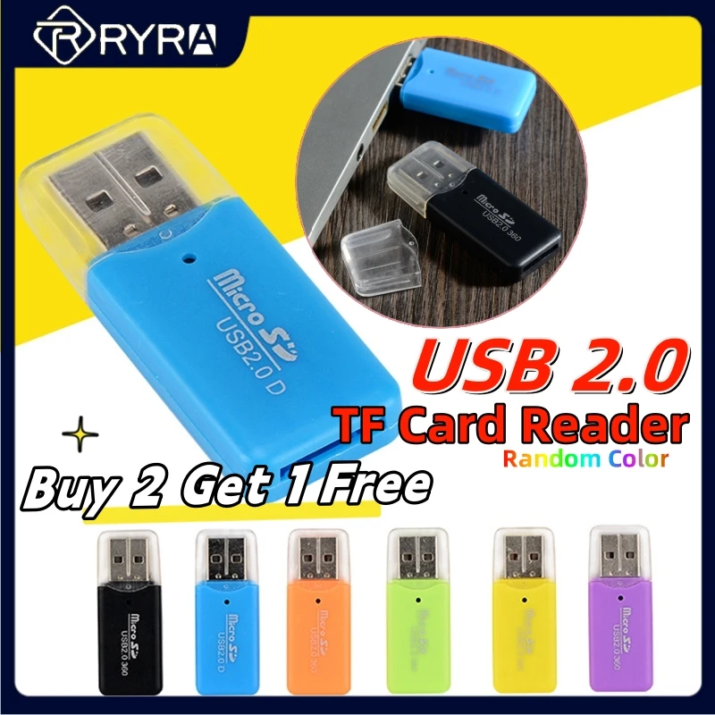 OTG Mini TF T-Flash Memory Card USB2.0 Card Reader Adapter For Windows USB Memory Card Classic Adapter Mini-BG1