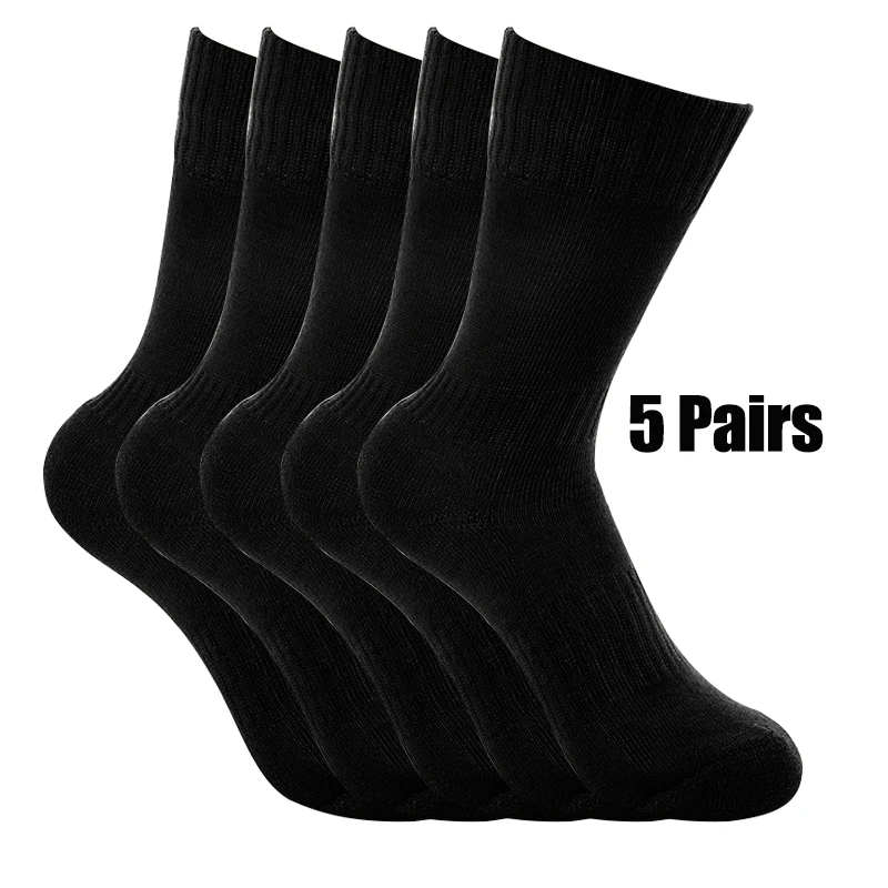 Men New Tactic Socks Thickened Terry Bottom Moisture Wicking Thermal Socks Outdoor Sports Hiking Camping Travel Stocking