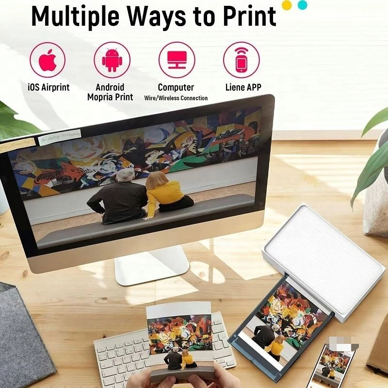 Photo Printer with Vibrant Colors for Photo Booths