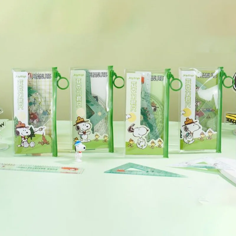 8-set-lotto-cartoon-snoopy-righello-set-carino-righelli-dritti-segnalibro-strumento-di-disegno-promozionale-regalo-di-cancelleria-materiale-scolastico