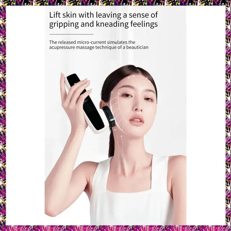 

RF&EMS Electric Face Massager LED Photon Therapy Skin Lifting Tightening Rejuvenation Plastic Anti Aging Wrinkle Removal US Plug