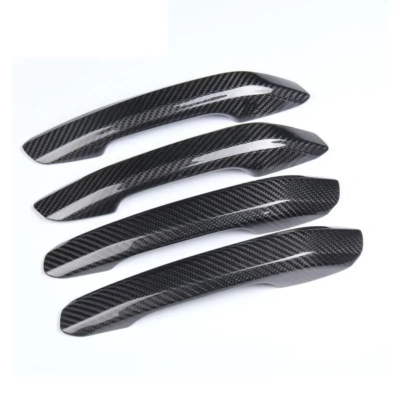 Suitable for Audi Carbon Fiber A4/4L A5 Q5L SQ5 B9 2018+dry Carbon Fiber External Handle