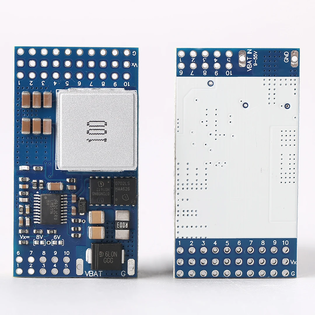 Hippo 12S Servo Motor Distribution Board SERVO PDB with 12A BEC 9-55V to 5/6/8V for RC Models