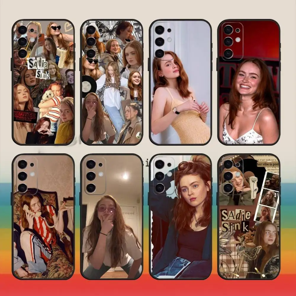 

Actor S-Sadie S-Sink Phone Case For Samsung S25,S24,S21,S22,S23,S30,Ultra,S20,Plus,Fe,Note,5G Black Cover