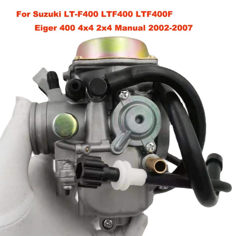 Moto Carburetor LTF400 For Suzuki LT-F400 LTF400F Eiger 400 4x4 2x4 Manual 2002-2007 Carburador LT 400 Vergaser ATV Quad 400cc