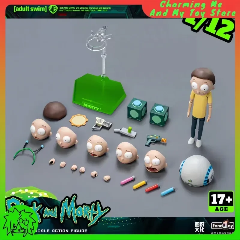 

Genuine Fondjoy Rick And Morty Action Figure Anime Action Figure 1/12 Model Toy Joint Movable Toy Festival Gift Pre-Order 15Days