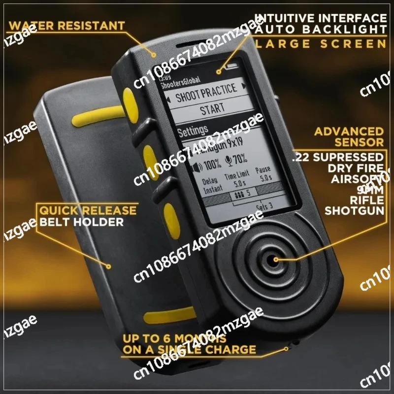 Smart Shot Timer for Dry Fire Training Practice Water Resistant Sensor Bluetooth Mobile App