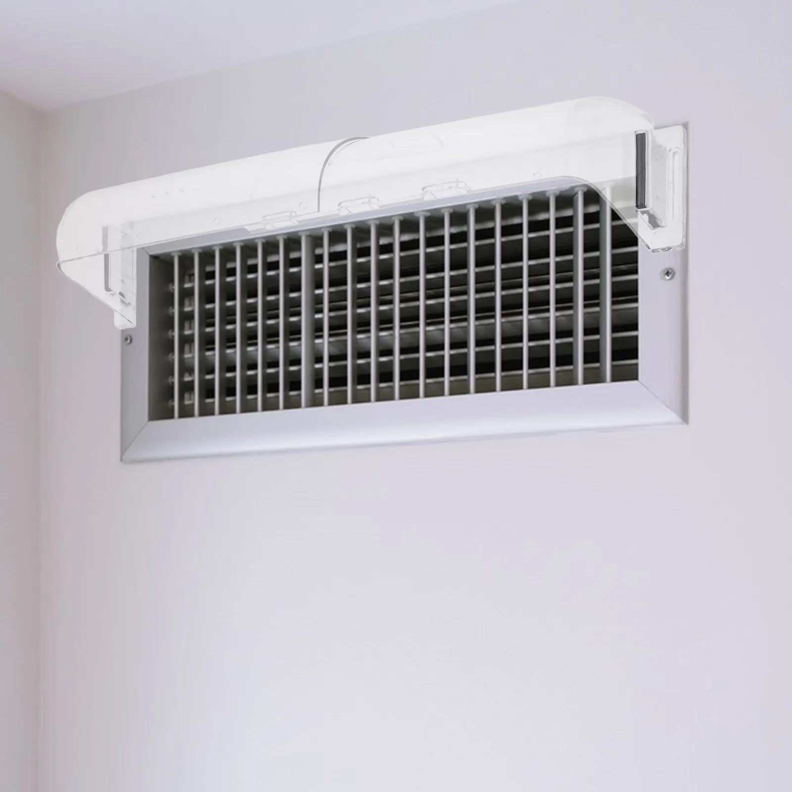 Adjustable Air Conditioner Deflector Magnetic Design Extendable for Home Ceiling Vent Direct Blowing Airflow Blocker Air Vent