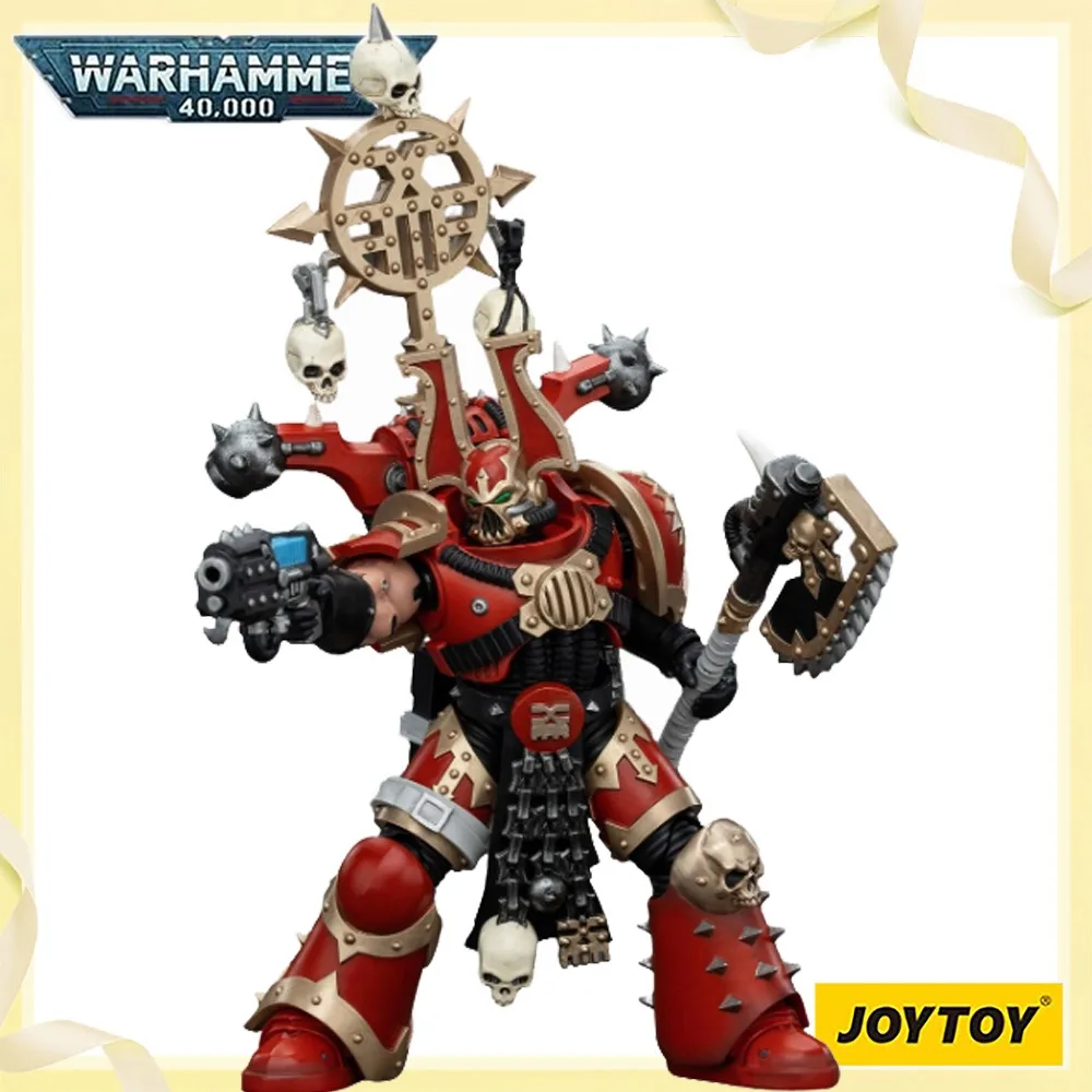 

100% Original Genuine in Stock JOYTOY World Eaters Khorne Berzerker with Berzerker Lcon Game Figure Model Decoration Toy Gift