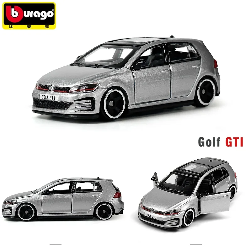 Bburago 1:64 Volkswagen Golf GTI 2017 Imitation Alloy Diecast Car Model Collection Toy Gift