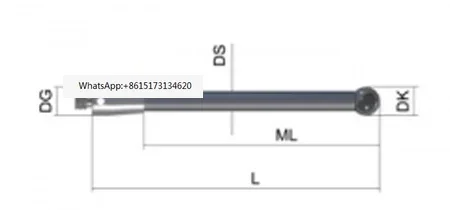 German ZEISS measuring pin 626103-0301-050 silicon nitride measuring ball ZEISS three dimensional measuring pin