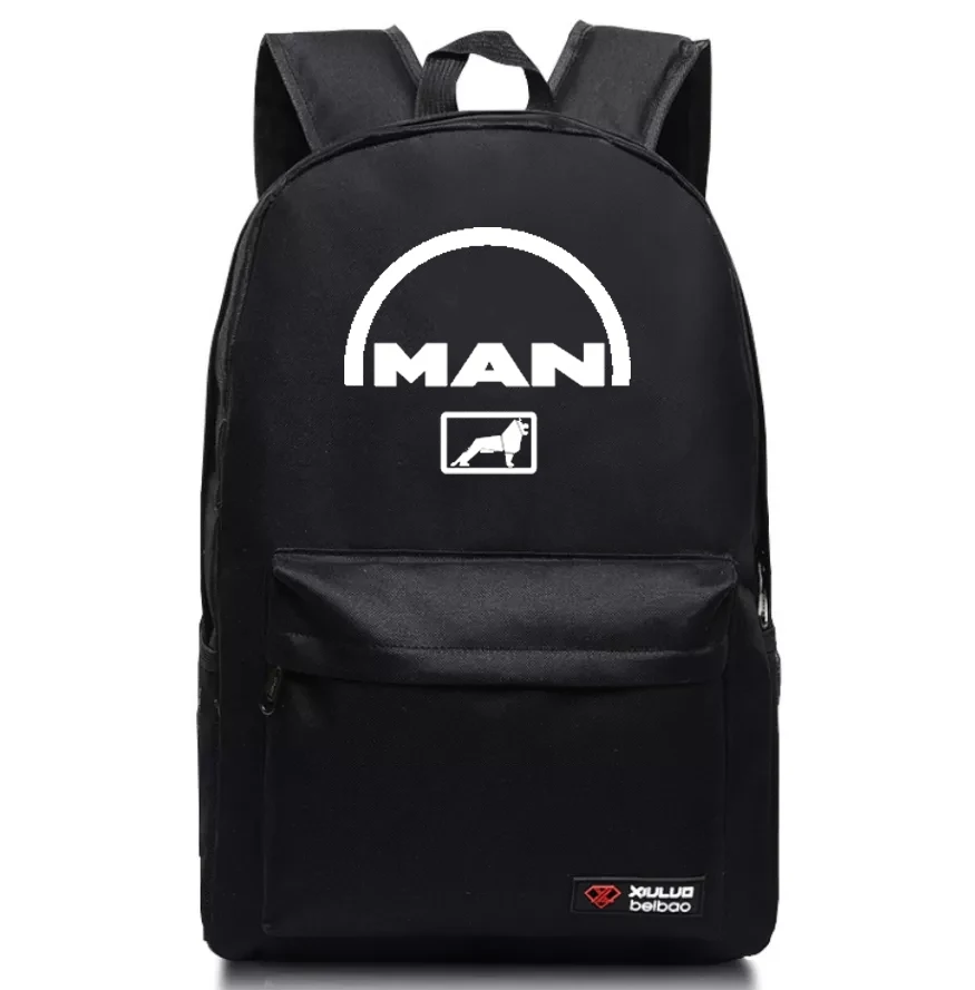 

2023 New Men's Fashion MAN Truck Logo Leisure Backpack Computer Notebook Multifunctional Motorcycle Car Travel Knapsack