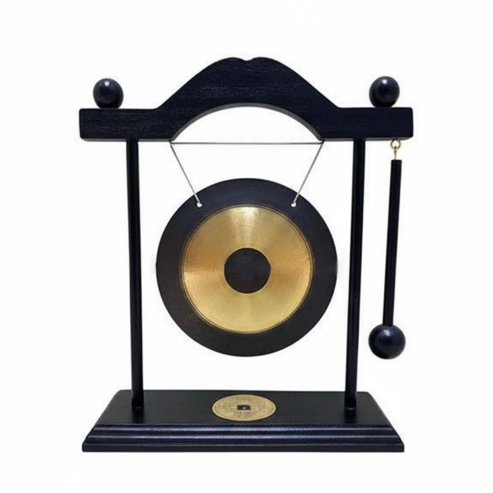 Desktop Gong Chinese Gong Ornamental Motif for Meditation Practitioners, Spa