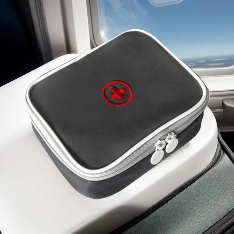 1 قطعة حقيبة طبية محمولة للطوارئ صندوق تخزين الإسعافات الأولية للمنزل في الهواء الطلق السفر معدات التخييم مجموعة الحبال الطب