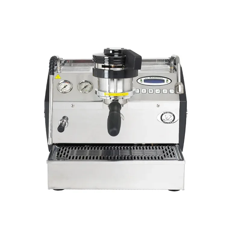 macchina da caffè semiautomatica a pressione variabile macchina a testa singola manometro a cinghia di controllo elettronico