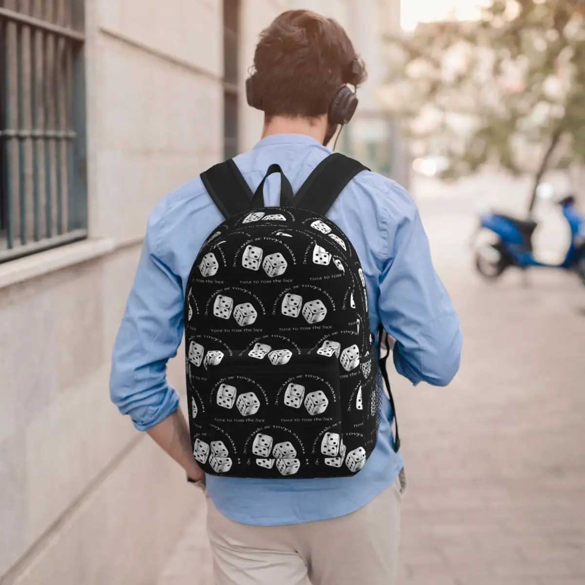 

Time To Toss The Dice Wheel Of Time Backpack Boys Girls BookBag Children School Bag Computer Shoulder Bags for Men Women