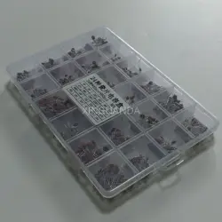세라믹 캐패시터 모듬 키트 세트 + 박스, 960PCs, 24x40PCs = 960PCs, 50V