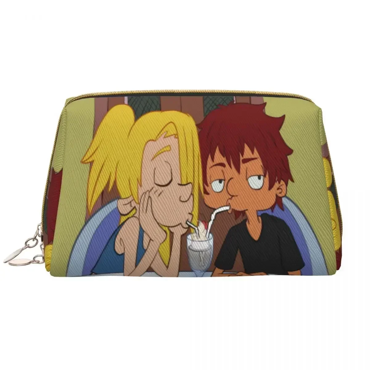 Custom Hey Arnold Animated Anime Helga Pataki Travel Cosmetic Bag Women Toiletry Makeup Organizer Lady Beauty Storage Dopp Kit