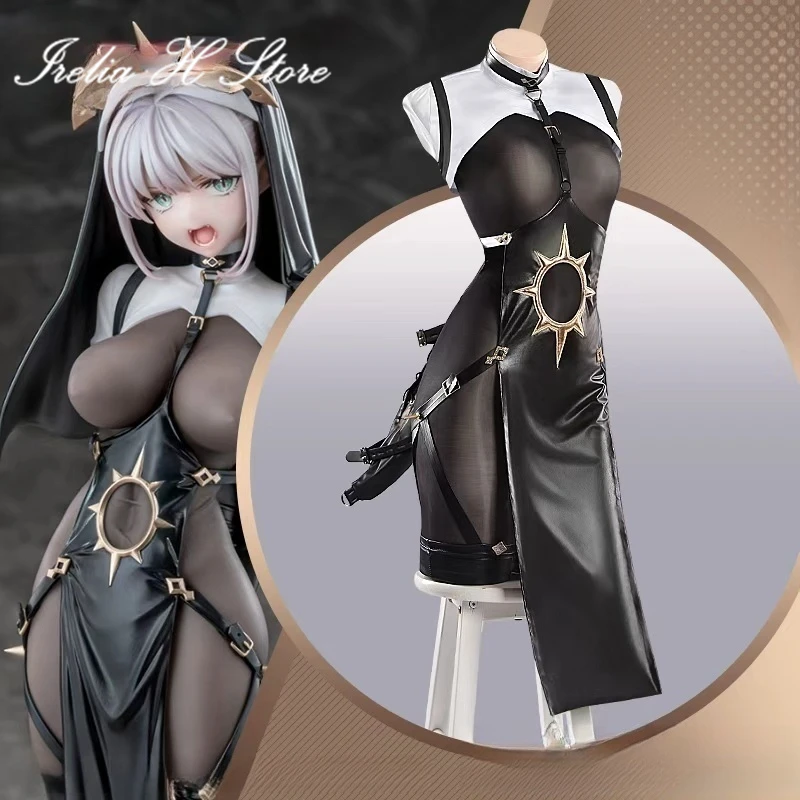 

Irelia H Store Anime Goblin Sword Maiden Slayer Cosplay Costume Sword Maiden Nun dress sexy Lingeries Private Photo Shoot