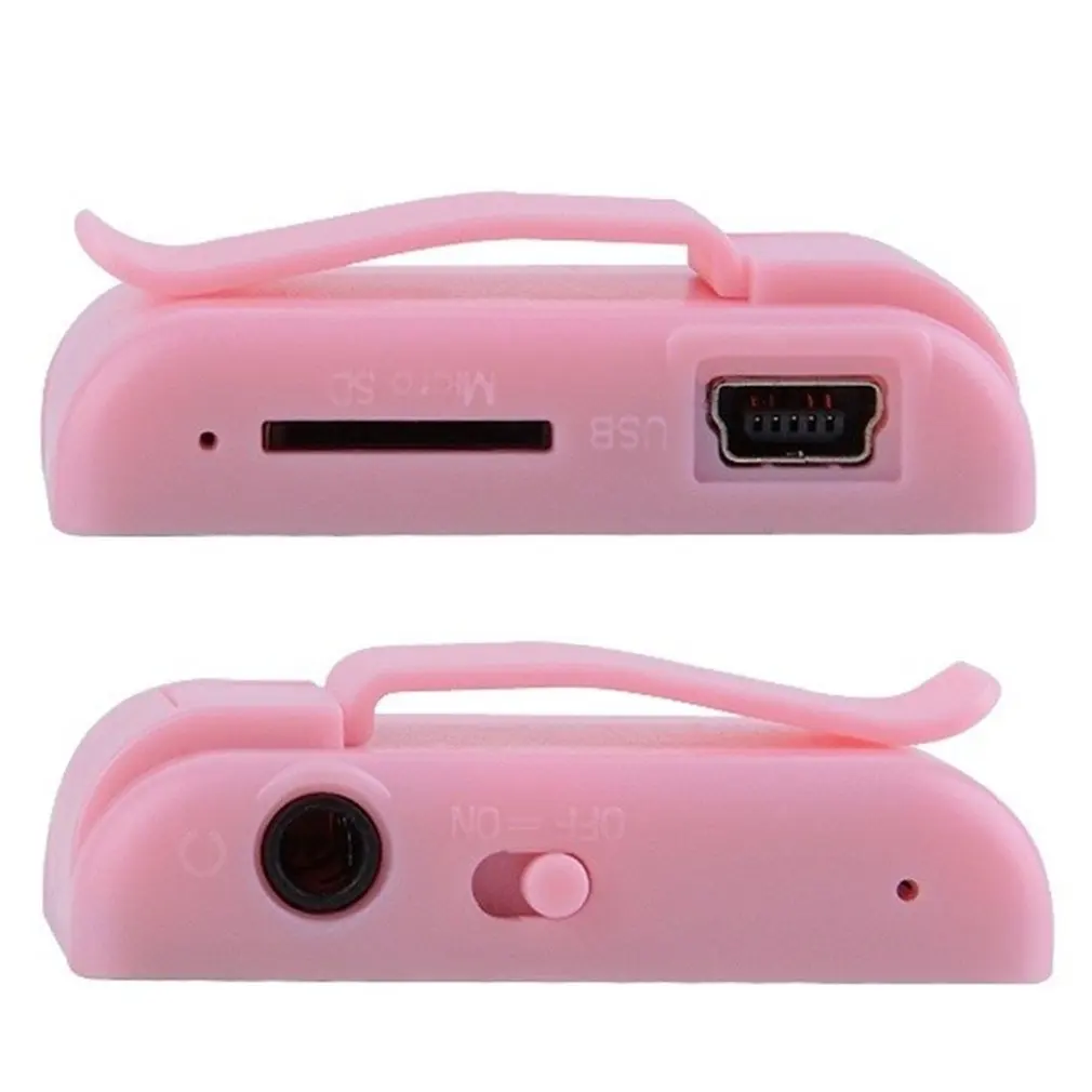 Mini MP3 Portable MP3 Player With Clip MP3 Support Micro TF Card Fashion HiFi MP3 Outdoor Sports MP3 Walkman Player