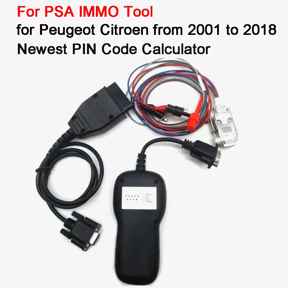 For PSA IMMO Tool Mark Key Simulator for Peugeot Citroen from 2001 to 2018 Newest PIN Code Calculator and IMMO Emulator