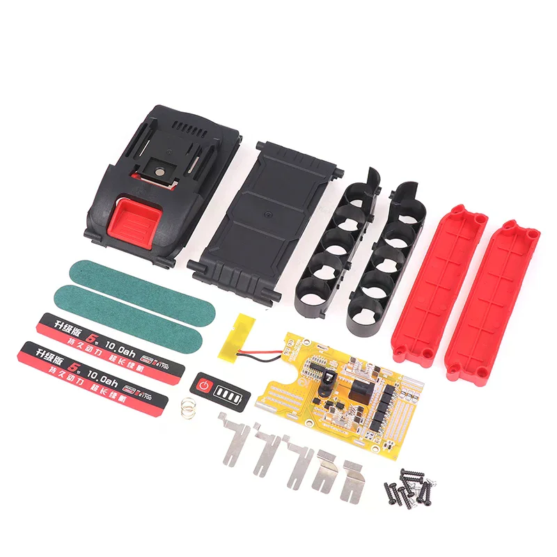 1Set 21700 Li Battery Case With Circuit Board DIY Shell Box With BMS PCB Board Charging Protection Can Install 5/20 Batteries