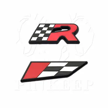 3D kovové samolepky s logem R, emblémem pro Seat Leon Ibiza FR Leon Mk3 5F 6J Ateca Sportcoup Exeo Altea Arona příslušenství 8 nejlepší prodej logo Seat Leon FR - №2
