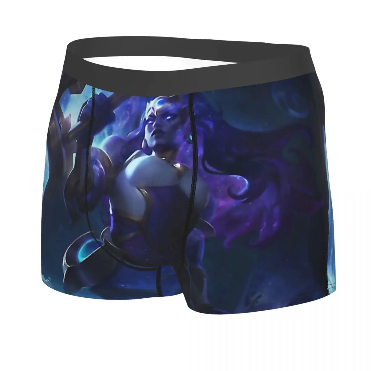 Cosmic Invoker Illaoi Splash Man's Boxer Briefs League of Legends Game Highly Breathable Underpants Print Shorts Gift Idea