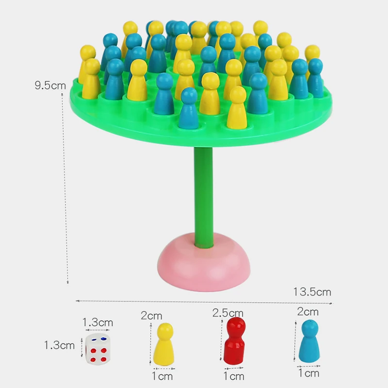 สนุกไม้ Man BALANCE Tree เกมเด็ก Montessori ของเล่นคณิตศาสตร์ Balancing BOARD เกม Parent-Child Interaction โต๊ะของเล่นของขวัญ