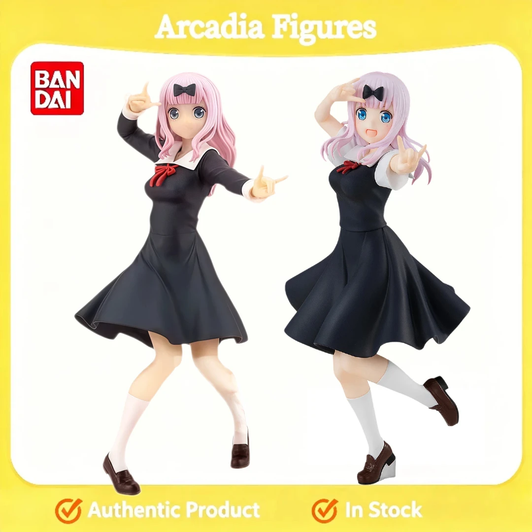 [In Stock] Original BANPRESTO Glasses Factory Kaguya-sama Wants Me To Confess Chika Fujiwara Model Anime Desktop Doll Toy Figure